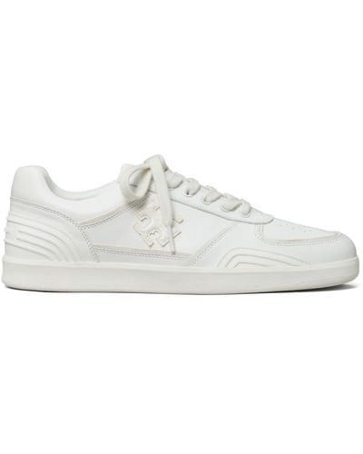Tory Burch Clover Logo-patch Trainers - White