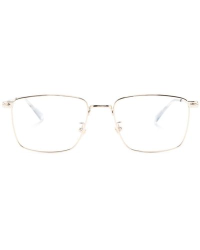 Montblanc スクエア眼鏡フレーム - ナチュラル