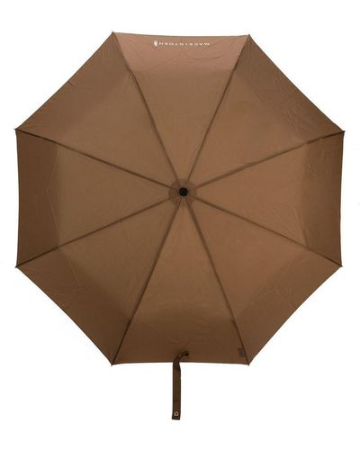 Mackintosh Ayr Automatic Telescopic Umbrella - Brown