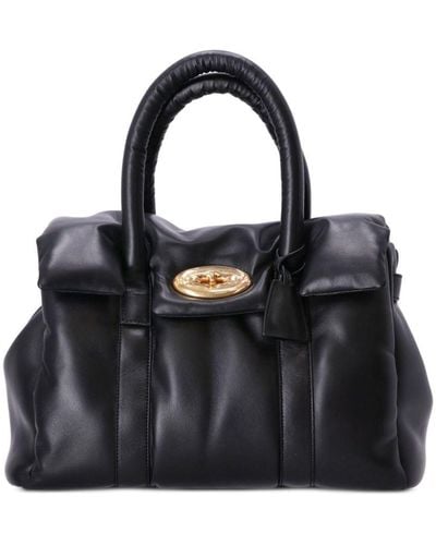 Mulberry Bayswater Bubble Tote Bag - Black