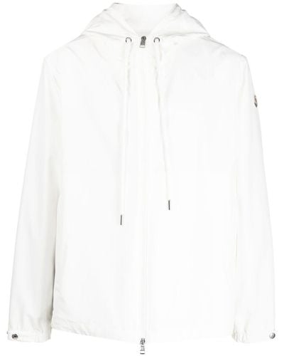 Moncler ジップアップ フーデッドジャケット - ホワイト