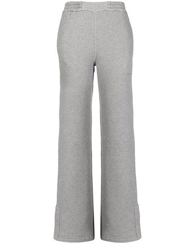 Off-White c/o Virgil Abloh Pantalones de chándal Diag acampanados - Gris