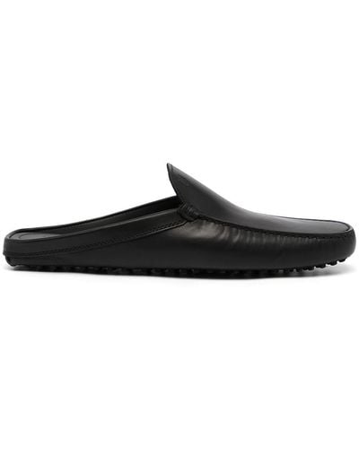 Tod's Slippers Sabot in pelle - Nero
