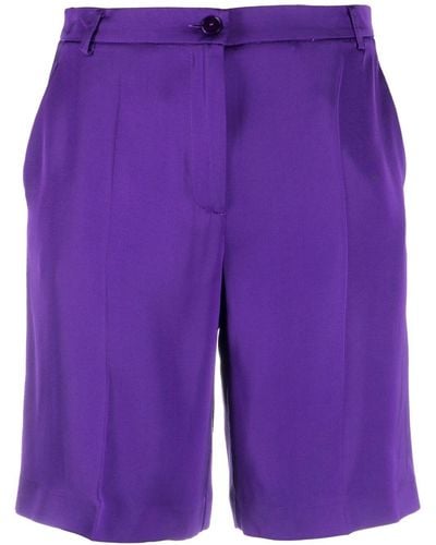 Patrizia Pepe Knielange Chino-Shorts - Lila