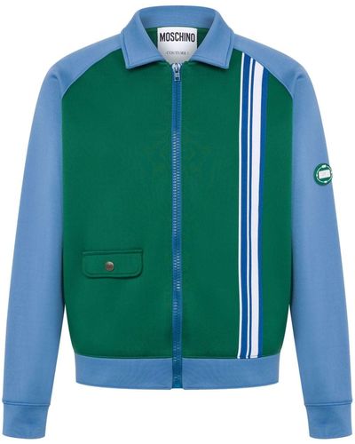 Moschino Colour-block Track Jacket - Green