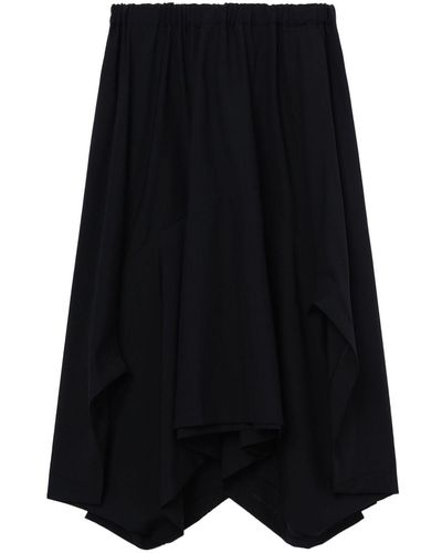 Comme des Garçons Wool Midi Skirt - Black