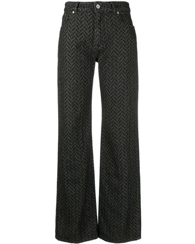 Missoni High-waist Wide-leg Jeans - Black