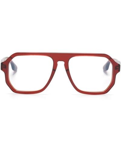 Victoria Beckham ナビゲーター眼鏡フレーム - ブラウン