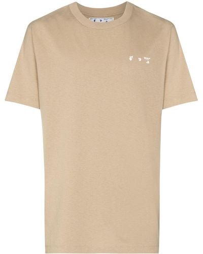 Off-White c/o Virgil Abloh X Browns 50 Cotton T-shirt - Natural