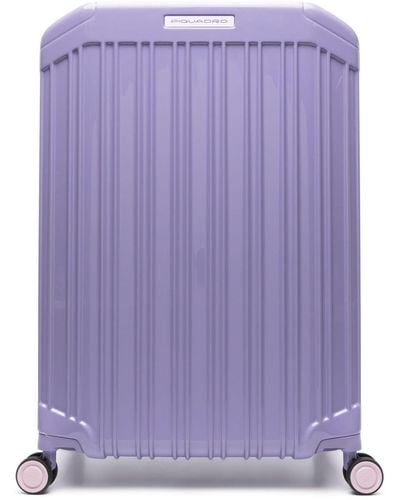 Piquadro Medium Four-wheels Suitcase - Purple