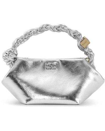 Ganni Mini Bou Metallic Bag