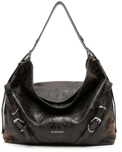 Givenchy Grand sac à main Voyou en cuir - Noir