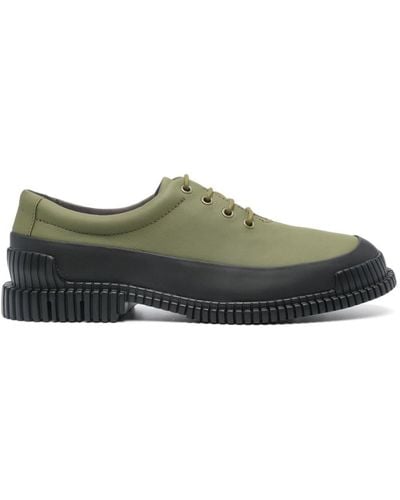 Camper Pix Lace-up Leather Shoes - Green