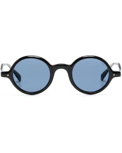 Eyevan 7285 Tinted-lenses Round-frame Sunglasses - Blue