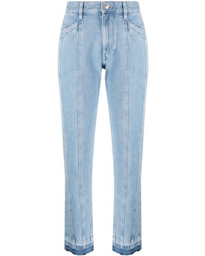 Isabel Marant Jeans Met Smalle Pijpen - Blauw