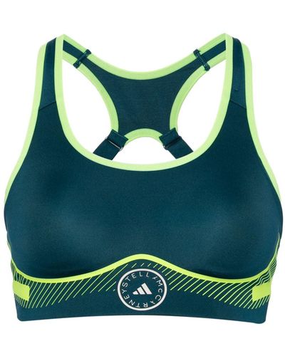 adidas By Stella McCartney High-support Sports Bra - Green