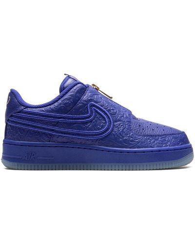 Nike X Serena Williams Air Force 1 Low Lxx Zip "purple" Sneakers - Blue