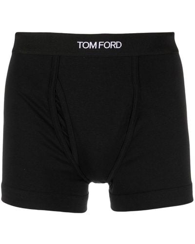 Tom Ford ロゴ ボクサーパンツ - ブラック