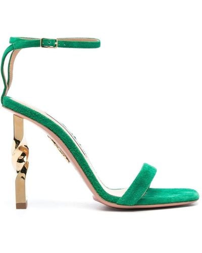 Aquazzura 105mm Open-toe Sandals - Green