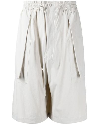 Y-3 Drawstring-waist Knee-length Shorts - Multicolour