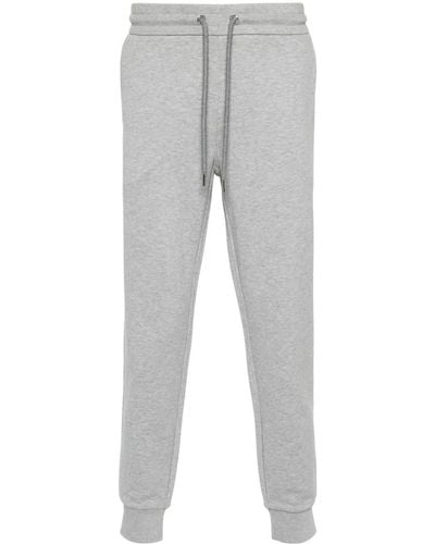 Moncler Tapered Cotton Track Pants - Men's - Cotton - Grey