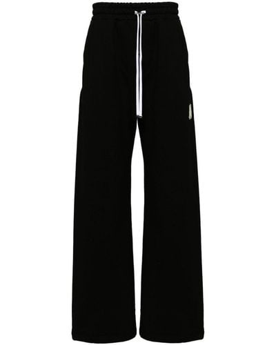 Amiri Logo-print Cotton Track Trousers - Black