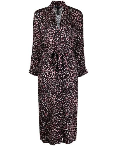 Marlies Dekkers Night Fever Leopard-print Kimono - Pink
