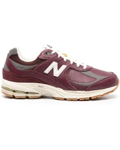 New Balance M2002rvh Panelled-leather Sneakers - Purple