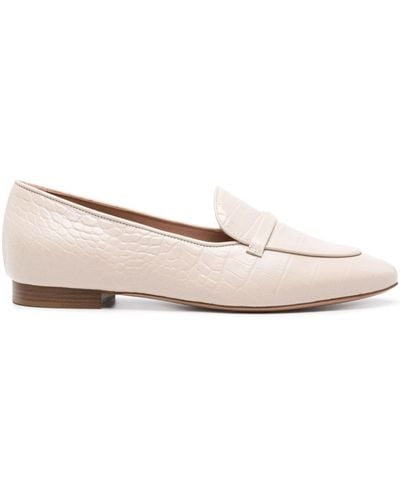 Malone Souliers Bruni Leather Loafers - Natural