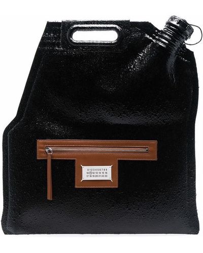 Maison Margiela Shopper Met Coating - Zwart