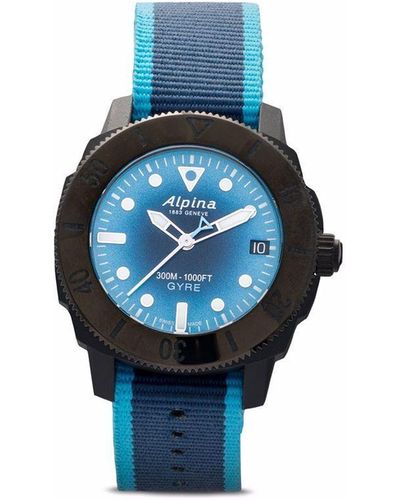 Alpina Reloj Seastrong Diver Comtesse Gyre Automatic de 36 mm - Azul