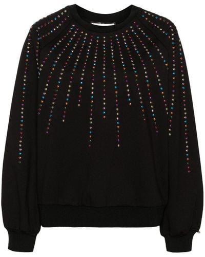 Nissa Stud-embellished Sweater - Black
