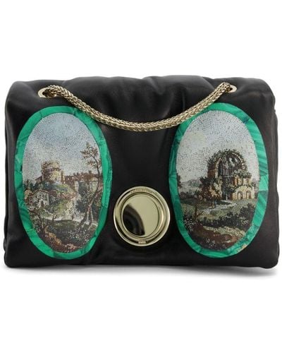 Giambattista Valli Two Mosaiques Airbag Mini Bag - Green
