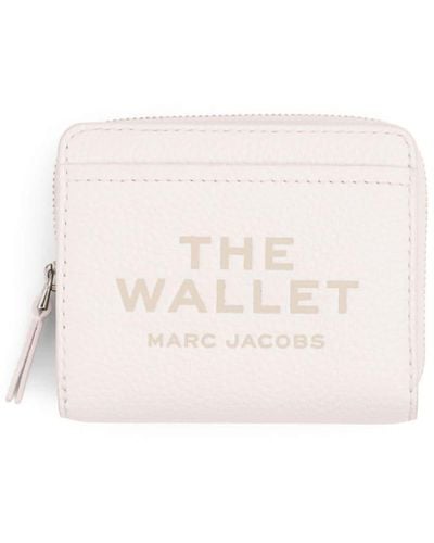 Marc Jacobs The Leather Mini Compact Wallet - White
