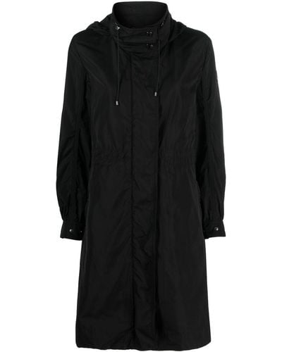 Moncler Kourou Hooded Parka Coat - Black