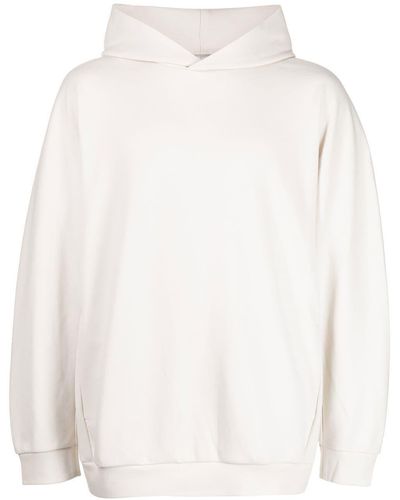 Attachment Classic Long-sleeve Hoodie - White