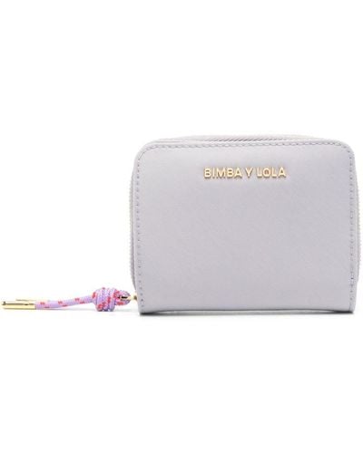 Bimba Y Lola Logo-lettering Bi-fold Wallet - White