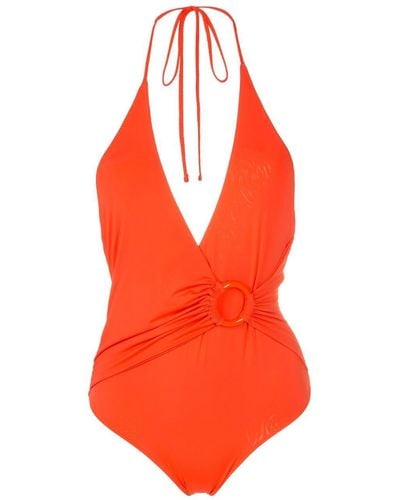 Clube Bossa Davis Ring-embellished Swimsuit - Orange