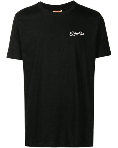 Amir Slama Monster-print T-shirt - Black