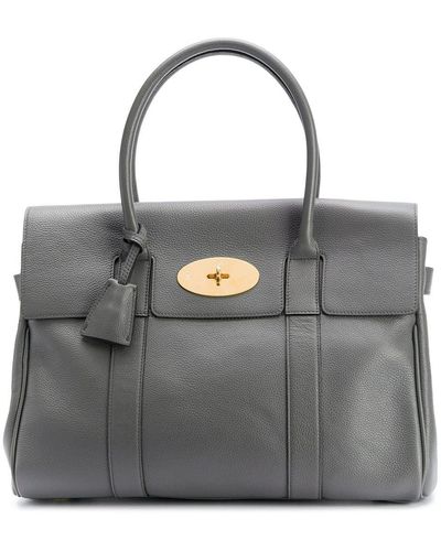 Mulberry Bayswater Heritage Small Tote - Grey