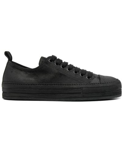 Ann Demeulemeester Leather Low-top Sneakers - Black