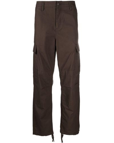 Carhartt Straight-leg Cotton Trousers - Brown