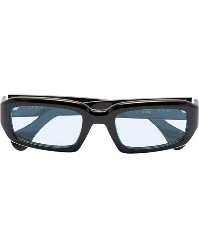 Port Tanger Mektoub Rectangular-frame Sunglasses - Black