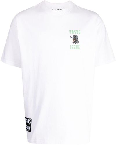 Izzue Ursus T-Shirt mit Logo-Print - Weiß
