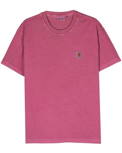 Carhartt Nelson Cotton T-shirt - Pink
