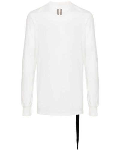 Rick Owens Level Ls Organic Cotton T-shirt - White