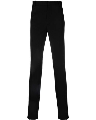 Alexander McQueen Pantalones de vestir rectos - Negro