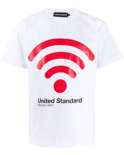 United Standard Wifi コットンジャージーtシャツ - ホワイト