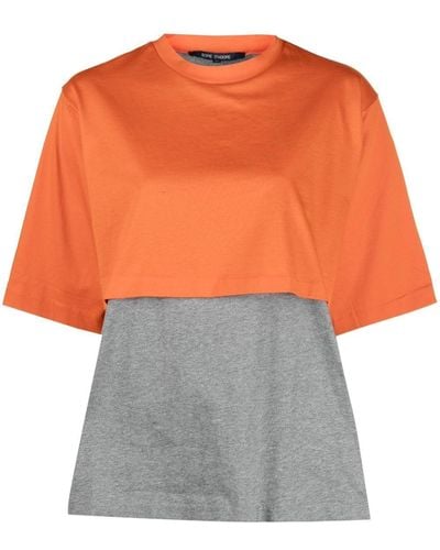 Sofie D'Hoore Two-tone Short-sleeve T-shirt - Gray