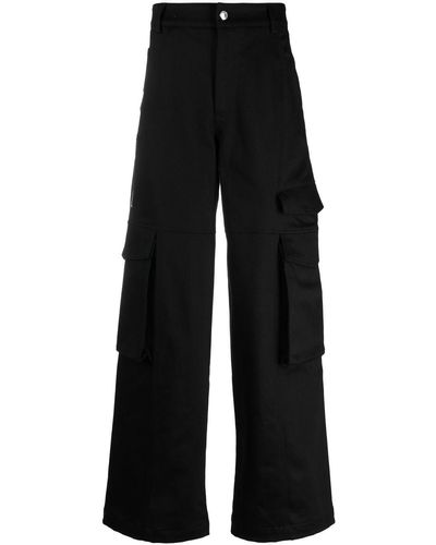 Gcds Pantalones cargo con parche del logo - Negro